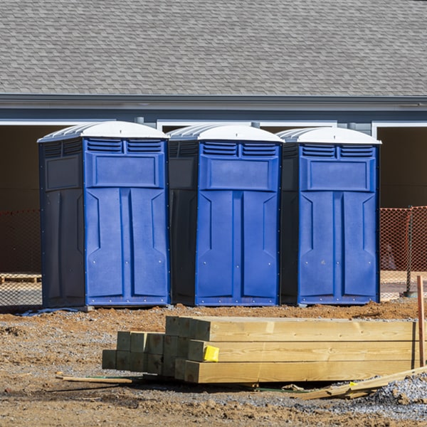 what is the cost difference between standard and deluxe portable restroom rentals in Fort Oglethorpe GA